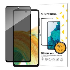 Wozinsky Privacy Glass edzett üveg Samsung Galaxy A33 5G , kémkedés elleni adatvédelmi szűrővel