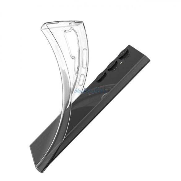 Ultra Clear 0,5 mm-es Samsung Galaxy S23 Ultra vékony tok átlátszó