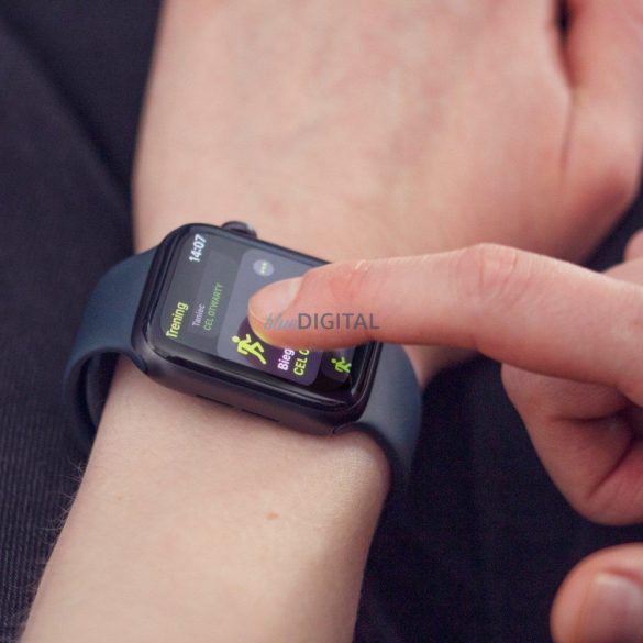 Wozinsky Full Glue Tempered Glass Huawei Watch Fit 2 teljes képernyős fekete kerettel fólia