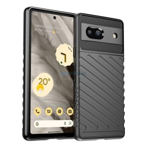 Thunder Case Google Pixel 7a szilikon Armor tok fekete