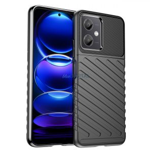 Thunder Case Xiaomi Poco X5 5G / Redmi Note 12 5G szilikon Armor tok fekete