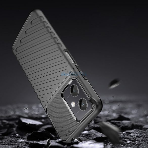 Thunder Case Xiaomi Poco X5 5G / Redmi Note 12 5G szilikon Armor tok fekete