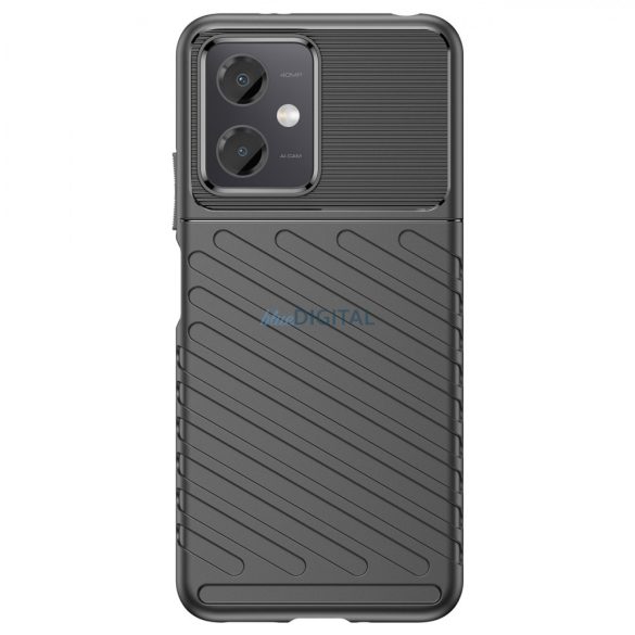 Thunder Case Xiaomi Poco X5 5G / Redmi Note 12 5G szilikon Armor tok fekete