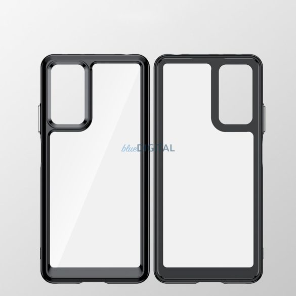Outer Space Case Xiaomi Poco X5 5G / Redmi Note 12 5G tok rugalmas kerettel fekete