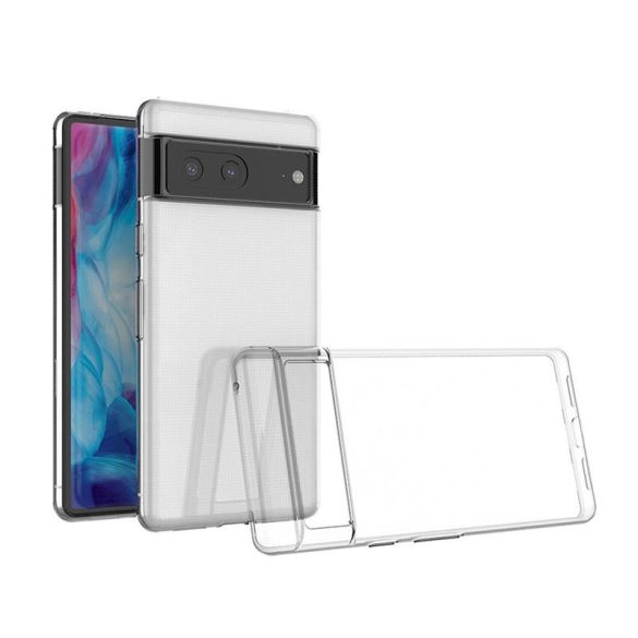 Ultra Clear 0,5 mm-es tok Google Pixel 7a vékony tok átlátszó