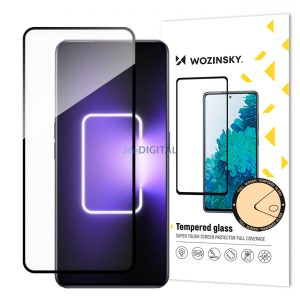 Wozinsky Full Glue Tempered Glass Realme GT Neo 5 / Realme GT3 teljes képernyős fekete kerettel fólia