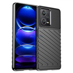   Thunder Case tok XIAOMI Redmi Note 12 Pro+ szilikon armor tok fekete