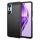 Carbon Case Infinix Hot 20S rugalmas szilikon carbon tok fekete