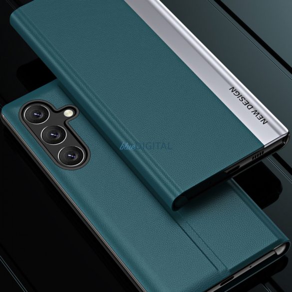 Sleep Case Pro Case SAMSUNG Galaxy A24 4G készülékhez flipes állvánnyal kék tok