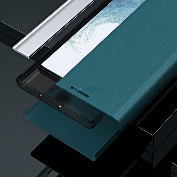 Sleep Case Pro Case SAMSUNG Galaxy A24 4G készülékhez flipes állvánnyal kék tok