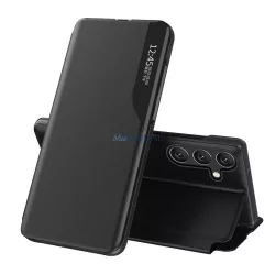   Eco Leather View Case tok Samsung Galaxy A24 4G tok Samsung Galaxy A24 4G, fekete