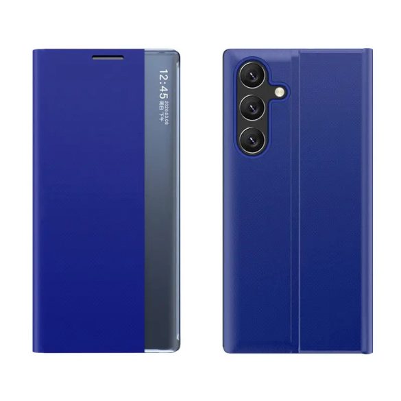 New Sleep könyvtok Samsung Galaxy A24 4G - kék