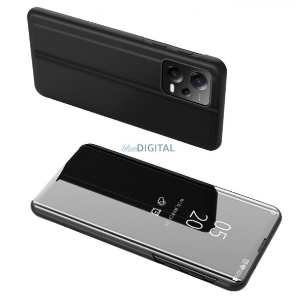 Clear View Case Xiaomi Redmi Note 12 5G / Poco X5 5G flipes tok fekete