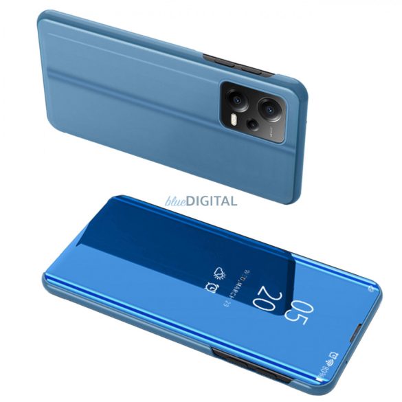 Clear View Case XIAOMI Redmi Note 12 5G / Poco X5 5G flipes tok kék