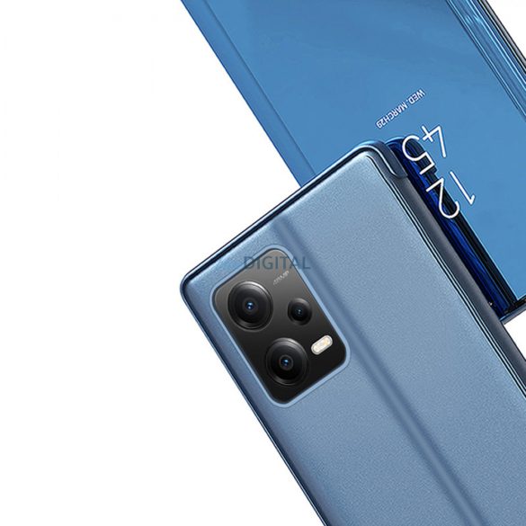 Clear View Case tok borító Xiaomi Redmi Note 12 Pro+ flipes tok kék
