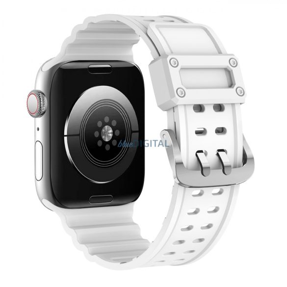 Triple Protection csereszíj Apple Watch SE, 9, 8, 7, 6, 5, 4, 3, 2, 1 (41, 40, 38 mm) fehér
