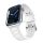 Triple Protection csereszíj Apple Watch Ultra, SE, 9, 8, 7, 6, 5, 4, 3, 2, 1 (49, 45, 44, 42 mm) fehér