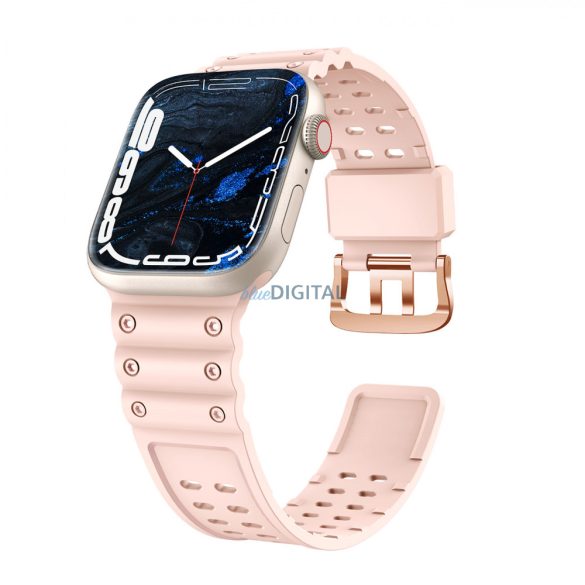 Triple Protection csereszíj Apple Watch Ultra, SE, 9, 8, 7, 6, 5, 4, 3, 2, 1 (49, 45, 44, 42 mm) rózsaszín