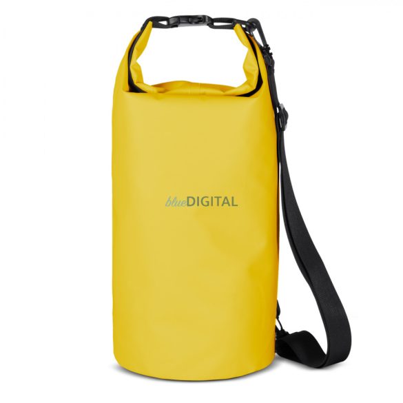 PVC vízhatlan hátizsák 10l - sárga tok