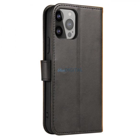 Magnet Case Cover XIAOMI Redmi Note 12 Pro / Poco X5 Pro 5G tok pénztárcával és állvánnyal Fekete