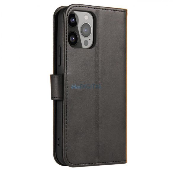 Magnet Case Cover Vivo Y35 / Vivo Y22 / Vivo Y22s flipes tok pénztárcával és állvánnyal fekete
