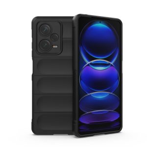 Magic Shield tok Xiaomi Redmi Note 12 Pro+ Rugalmas Armor tok fekete