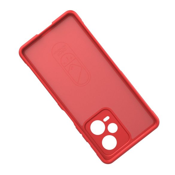 Magic Shield tok Xiaomi Redmi Note 12 Pro+ Rugalmas Armor tok piros