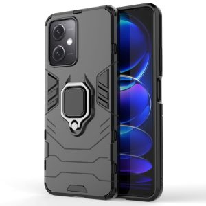 Ring Armor Case Xiaomi Redmi Note 12 5G / Poco X5 5G Armor Cover mágneses tartó gyűrű fekete tok