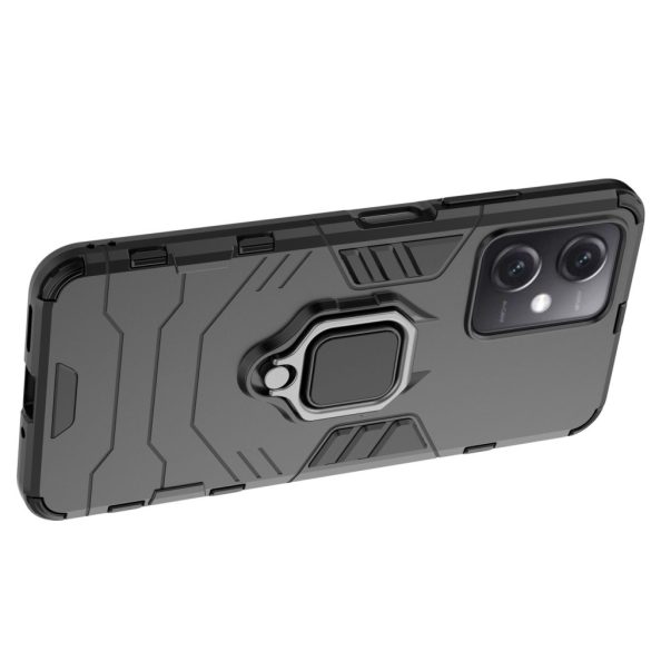 Ring Armor Case Xiaomi Redmi Note 12 5G / Poco X5 5G Armor Cover mágneses tartó gyűrű fekete tok