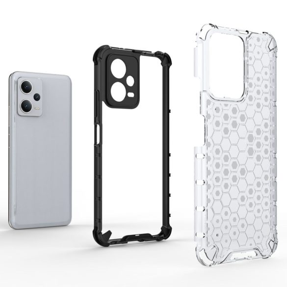 Honeycomb tok Xiaomi Redmi Note 12 5G / Poco X5 5G Armor hibrid tok kék