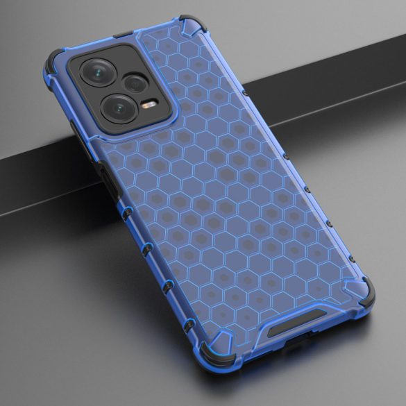 Honeycomb tok Xiaomi Redmi Note 12 Pro+ Armor hibrid tok kék