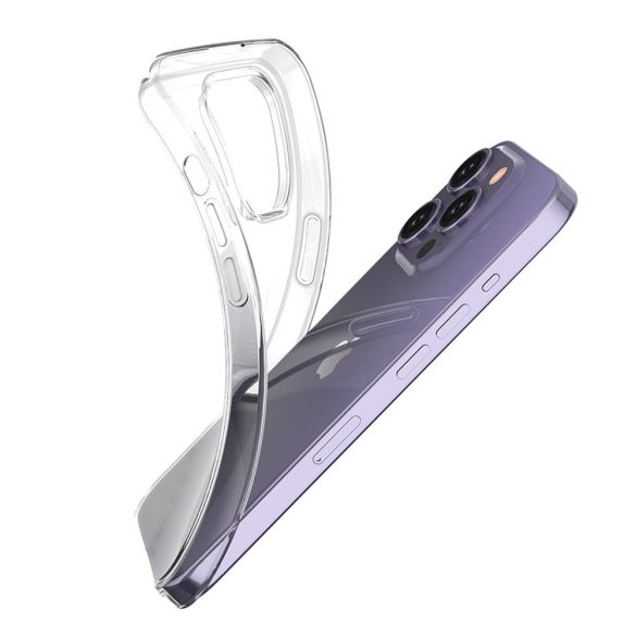 iPhone 15 Pro tok az Ultra Clear Series átlátszó színben