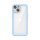 iPhone 15 Outer Space megerősített tok Rugalmas kerettel - kék