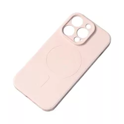  Szilikon tok MagSafe kompatibilis iPhone 15 Pro - krémszínű