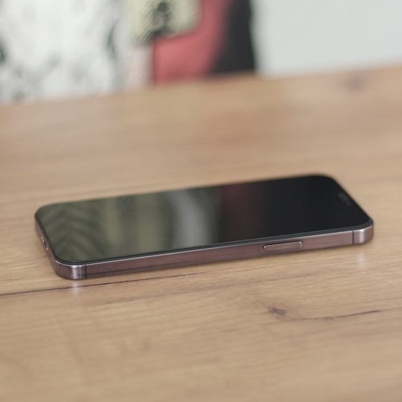 2db teljes képernyős edzett üveg kerettel tokbarát Wozinsky Full Glue iPhone 15 - Fekete fólia