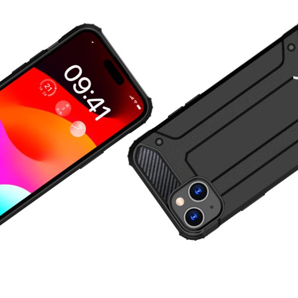 iPhone 15 Hybrid Armor tok - kék