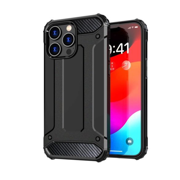 iPhone 15 Pro Hybrid Armor tok - kék