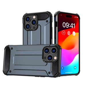 iPhone 15 Pro Max hibrid Armor tok - kék