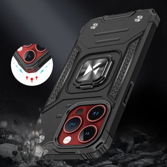 Wozinsky Ring Armor iPhone 15 Pro Max Ring Armor tok - Kék