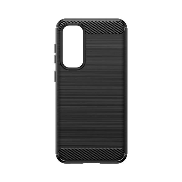 Rugalmas Carbon mintás tok Samsung Galaxy S23 FE Carbon tok - fekete