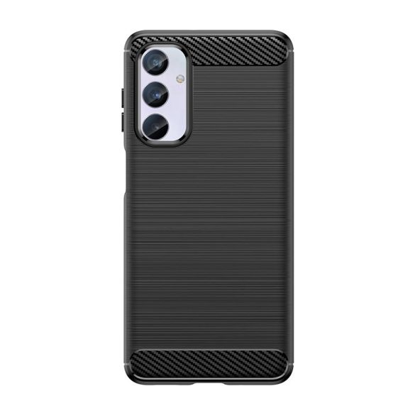 Rugalmas Carbon mintás tok Samsung Galaxy M54 Carbon Case - fekete