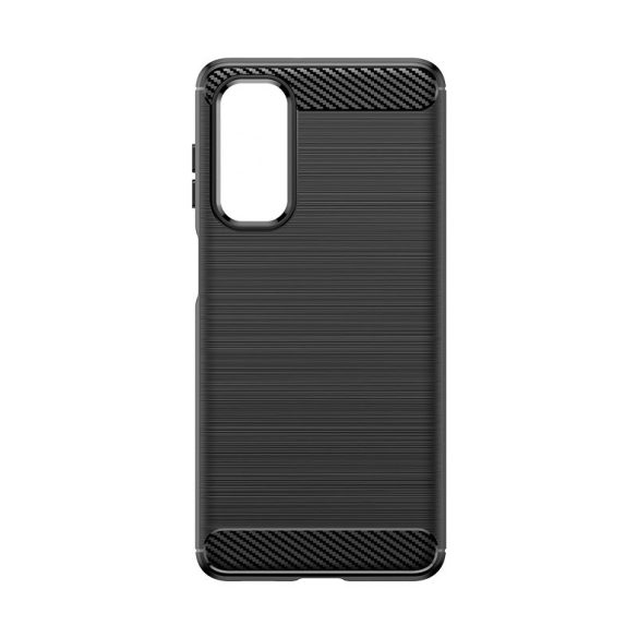 Rugalmas Carbon mintás tok Samsung Galaxy M54 Carbon Case - fekete