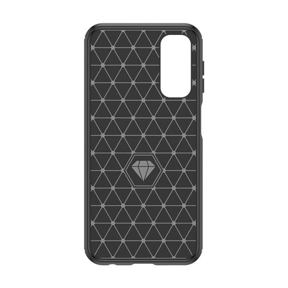 Rugalmas Carbon mintás tok Samsung Galaxy M34 Carbon Case - fekete