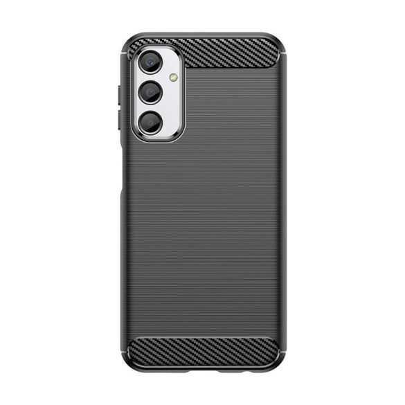 Rugalmas Carbon mintás tok Samsung Galaxy M34 Carbon Case - fekete