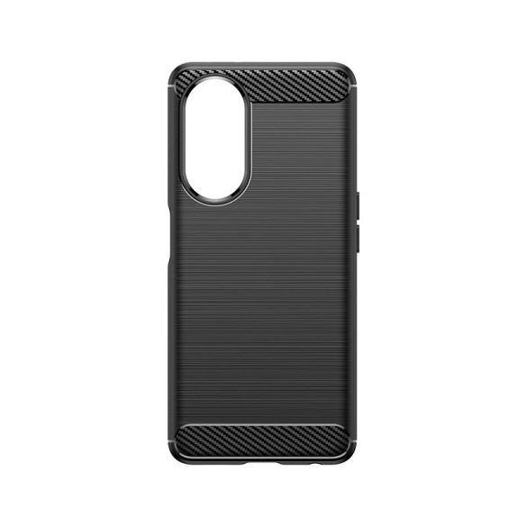 Rugalmas tok egy Carbon mintás Oppo A98 5G Carbon Case - fekete