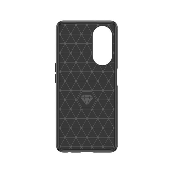 Rugalmas tok egy Carbon mintás Oppo A98 5G Carbon Case - fekete