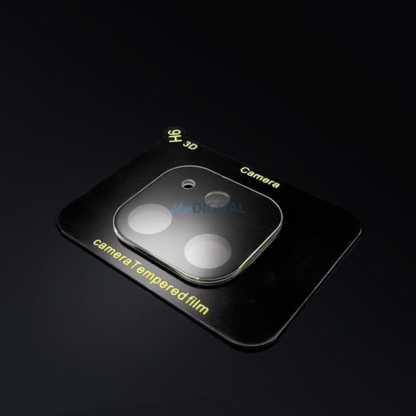 9H edzett üveg iPhone 15 Pro Max Wozinsky teljes kameraüveg - fekete