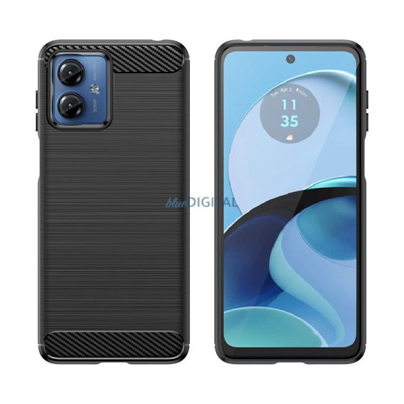 Carbon Case szilikon tok Motorola G14 - fekete