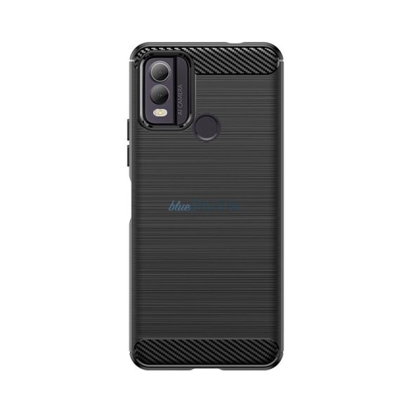 Carbon Case szilikon tok Nokia C22 - fekete
