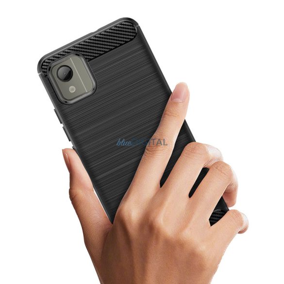 Carbon Case szilikon tok Nokia C110 - fekete